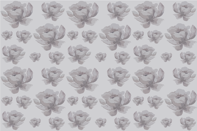 Set de table design bois motif floral - TenStickers