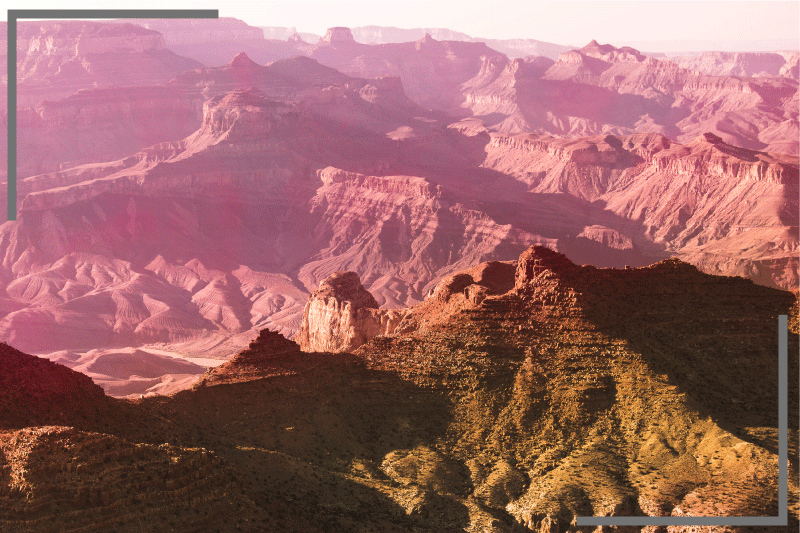 Set de table moderne paysage de montagne - TenStickers