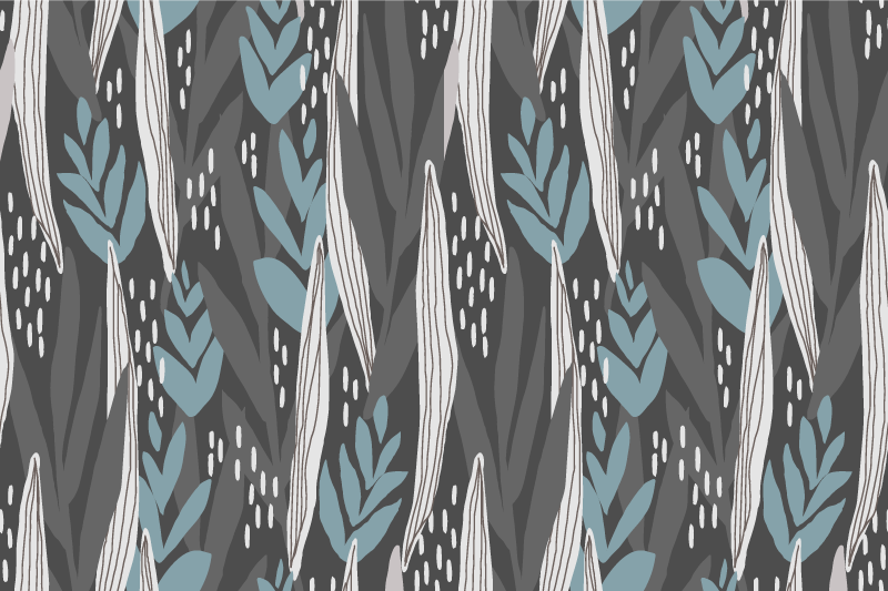 Set de table design bois concept de feuille texturée - TenStickers