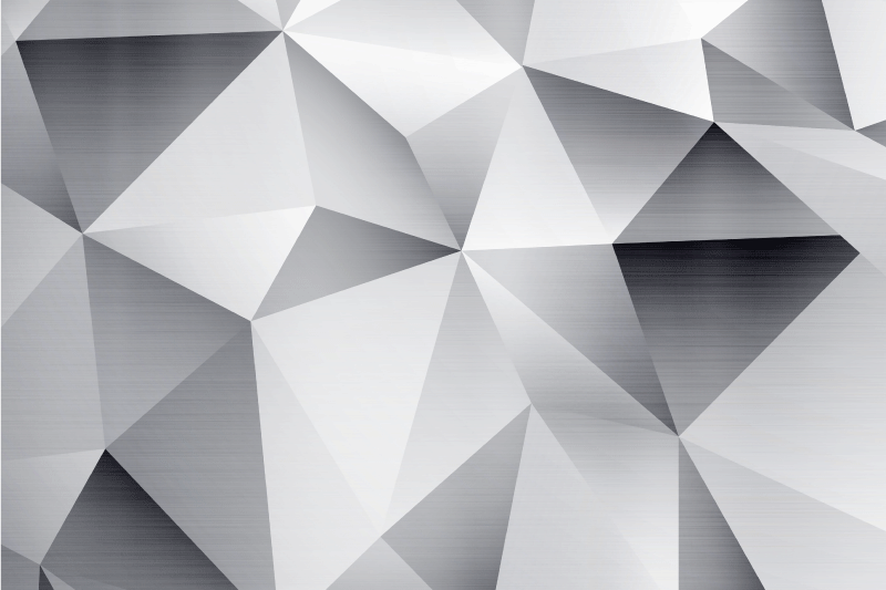 Set de table moderne motif géométrique métallisé - TenStickers