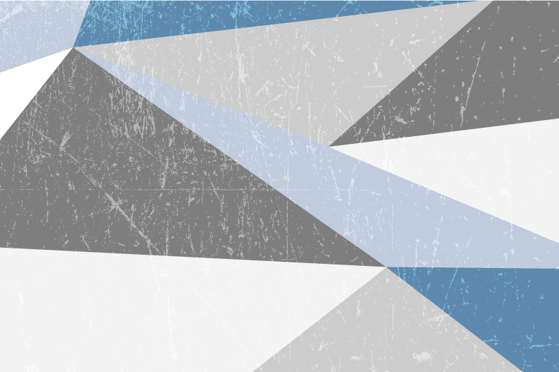 Set de table moderne motifs géométriques angulaires - TenStickers