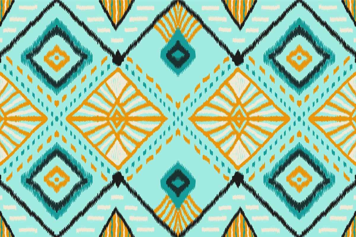 Set de table design bois motif géométrique abstrait - TenStickers