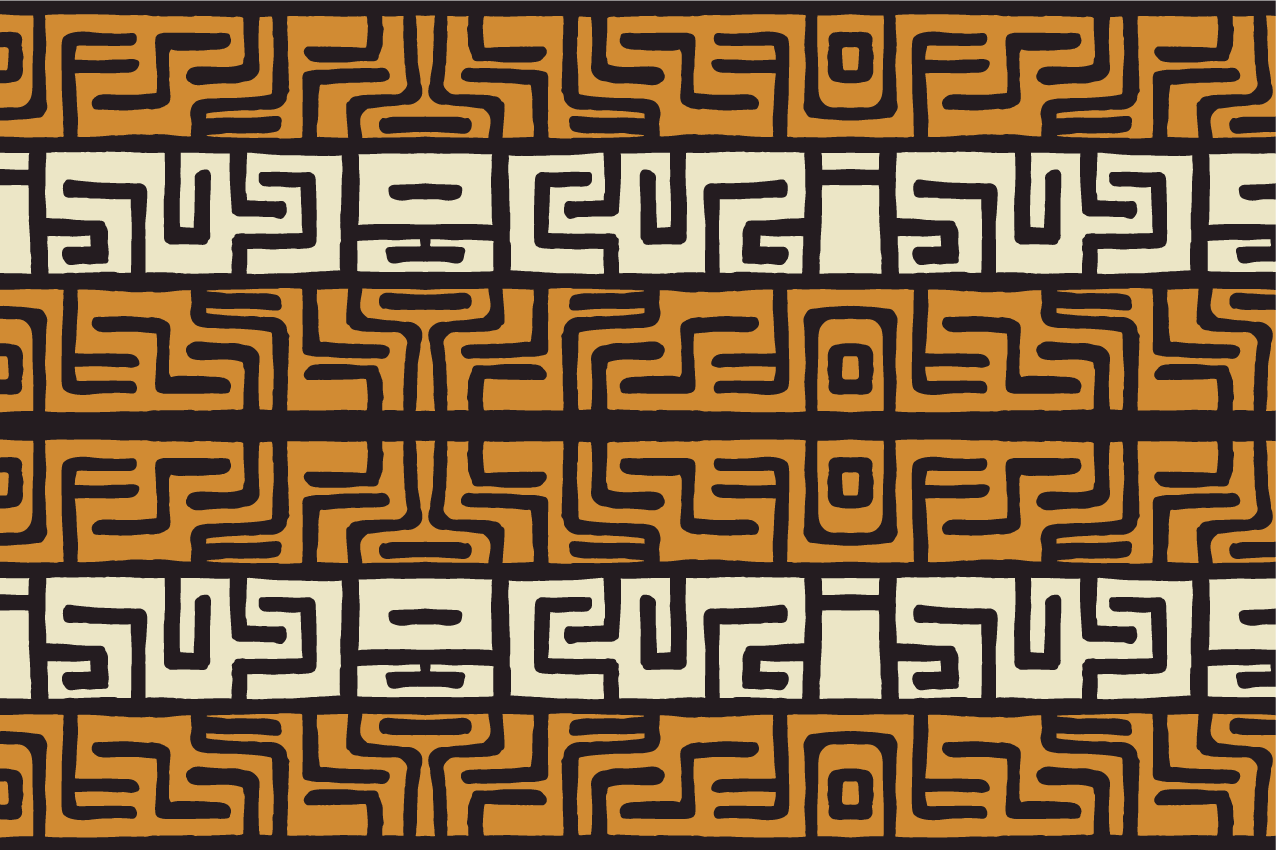 Set de table design bois surface à motifs abstraits - TenStickers