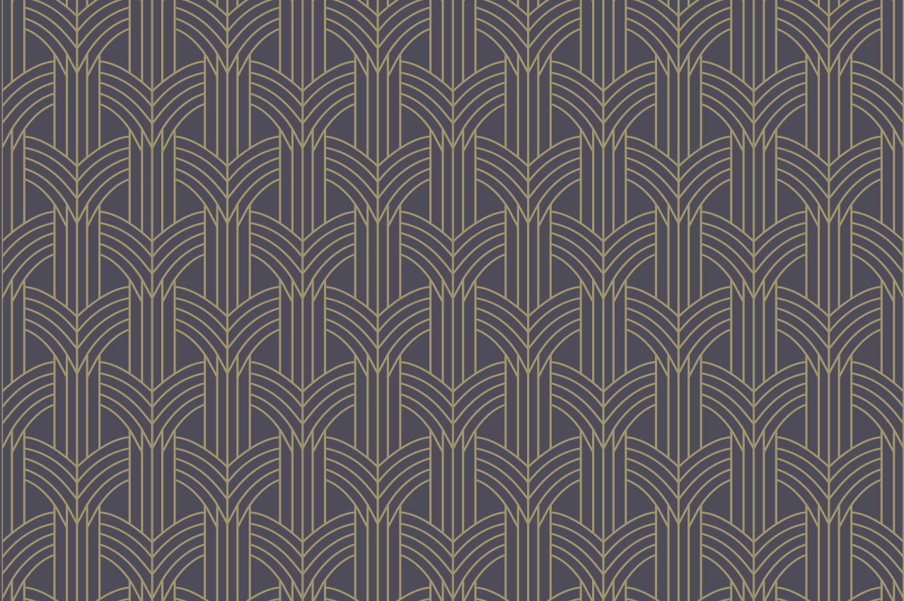 Set de table design bois élément géométrique élégant - TenStickers