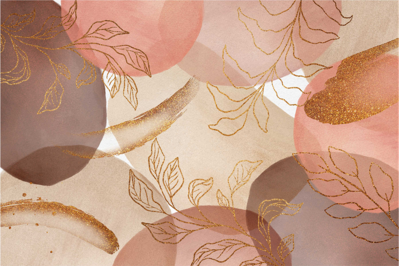 Set de table design bois motifs de feuilles élégantes - TenStickers