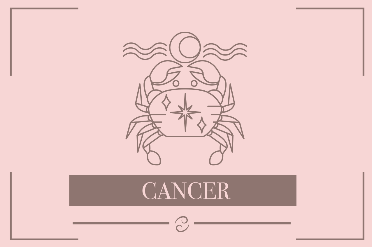 Set de table rose signe du zodiaque Cancer - TenStickers