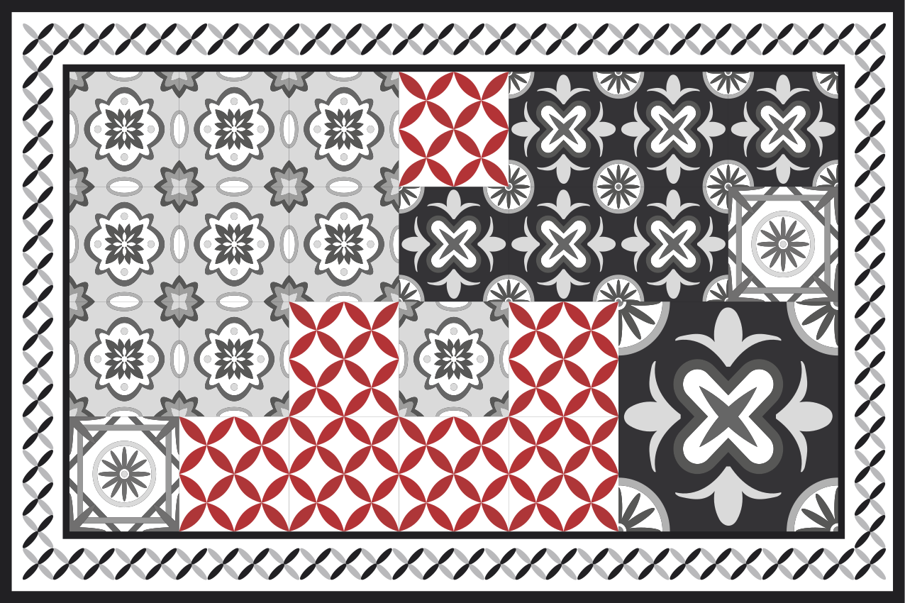 Set de table design bois surface texturée sophistiquée - TenStickers