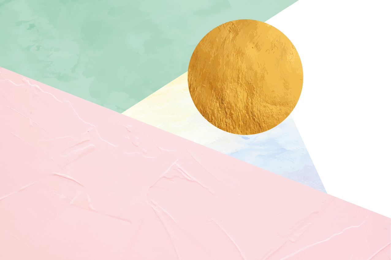 Set de table moderne formes géométriques texturées - TenStickers