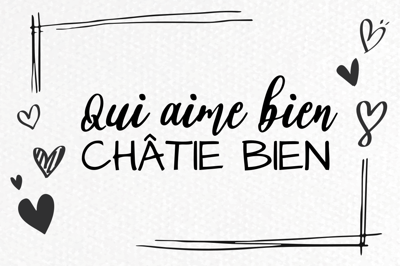 Set de table expression française - TenStickers