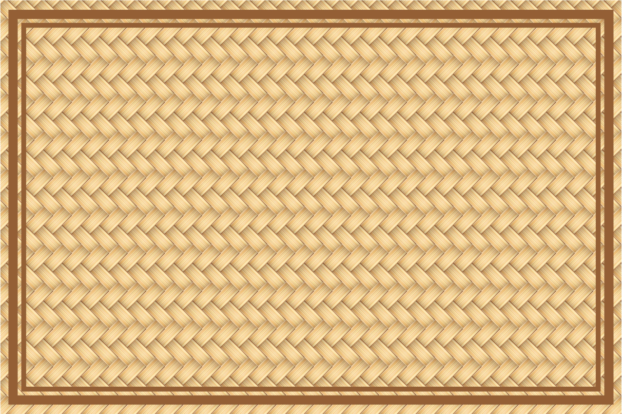 Set de table design imitation osier - TenStickers