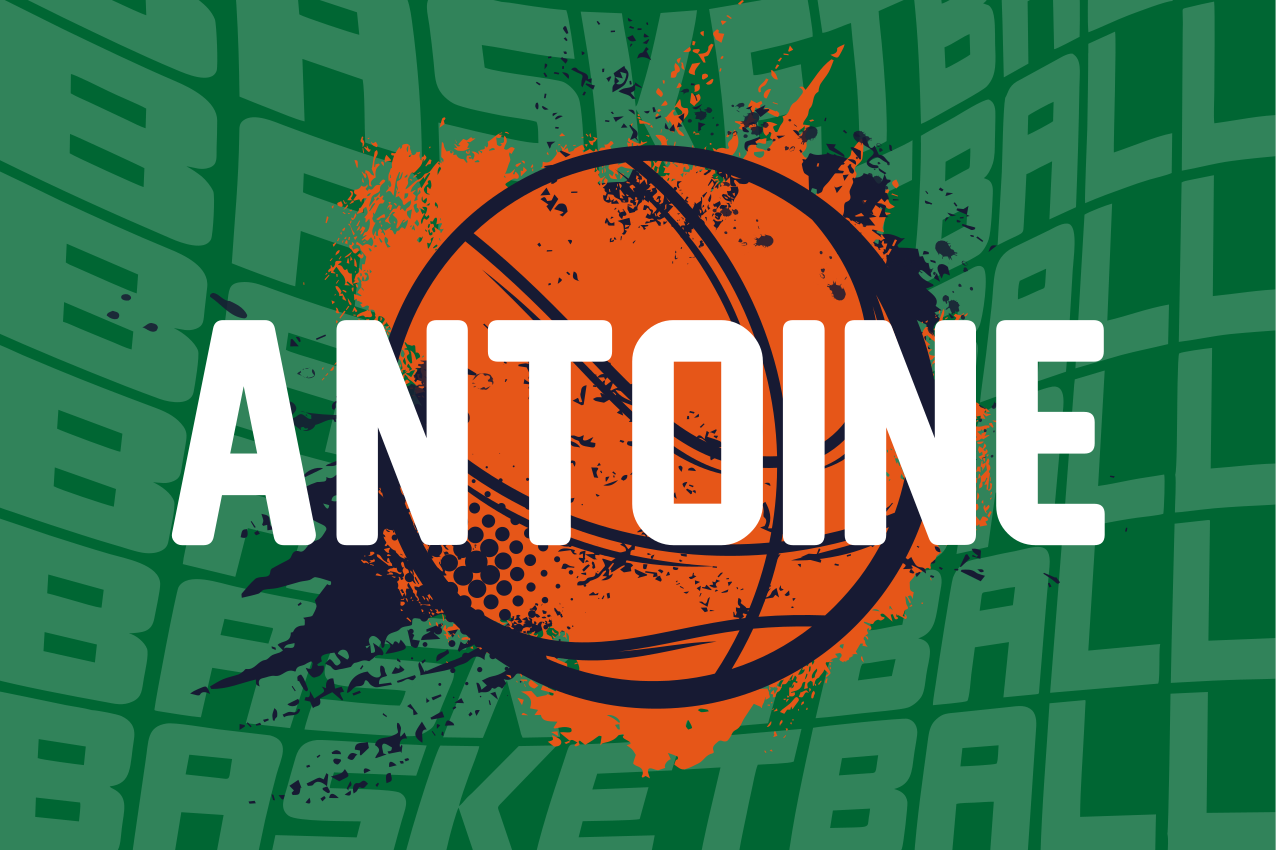 Set de table style basketball personnalisé - TenStickers