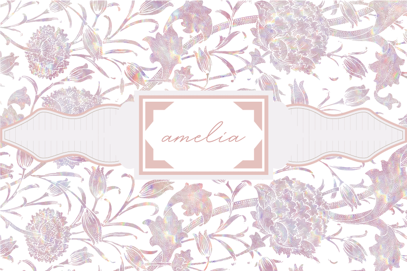 Set de table chardon personnalisé - TenStickers