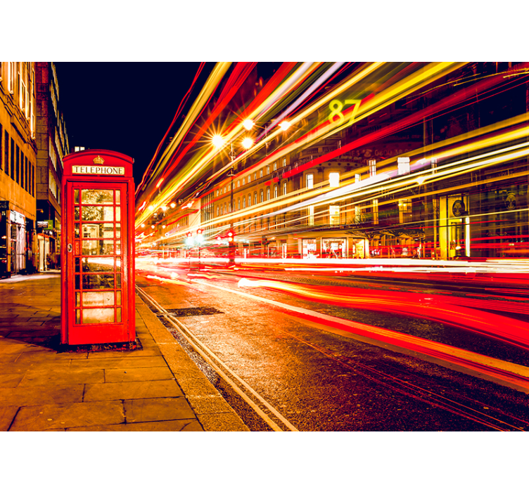 Fresque murale des rues de londres - TenStickers