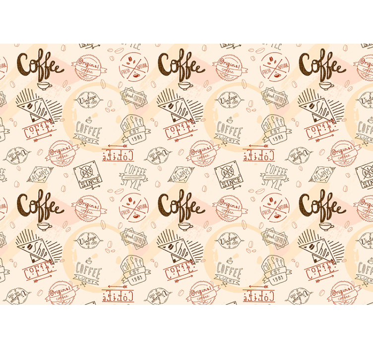Peinture murale de café cuisine - TenStickers