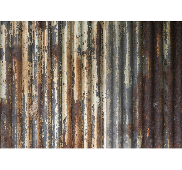 Tapisserie textures et motifs élégance rustique en métal - TenStickers