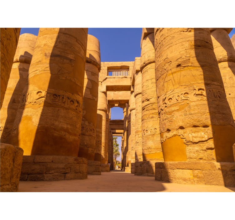 Tapisserie villes et pays colonnes de temples historiques - TenStickers