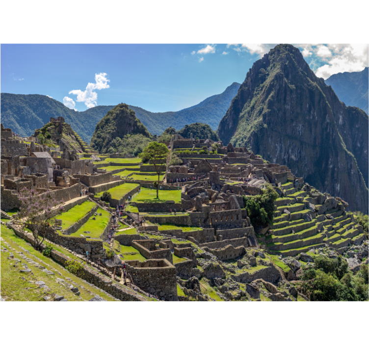Tapisserie villes et pays machu picchu héritage - TenStickers