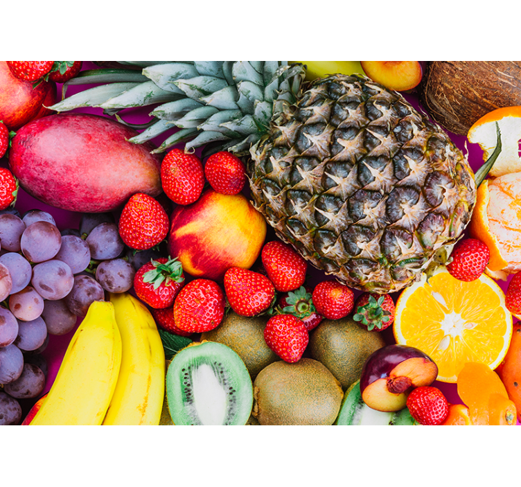 Papier peint cuisine Assortiment de fruits - TenStickers