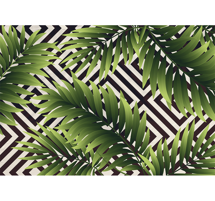 Papiers peints nature feuillage tropical décoratif - TenStickers