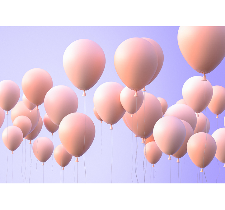 Tapisserie amour moments de ballons joyeux - TenStickers