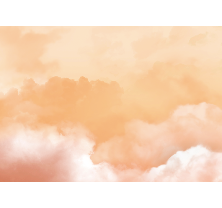 Tapisserie ciel formation de nuages doux - TenStickers
