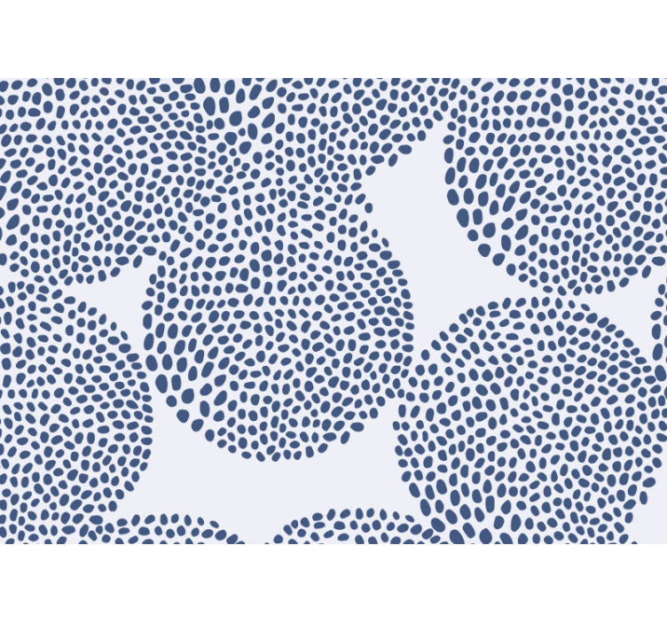 Tapisserie textures et motifs motif de formes organiques - TenStickers