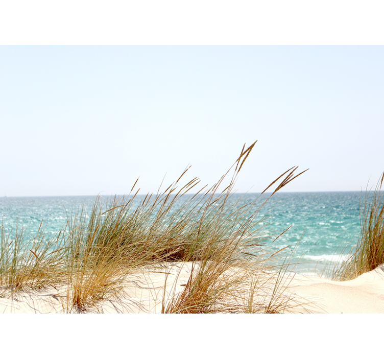 Tapisserie nature vue paisible sur le rivage - TenStickers