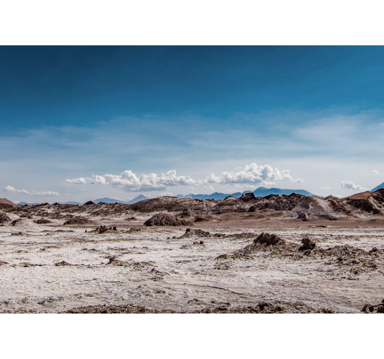 Tapisserie montagne sommets de terrain glissant - TenStickers