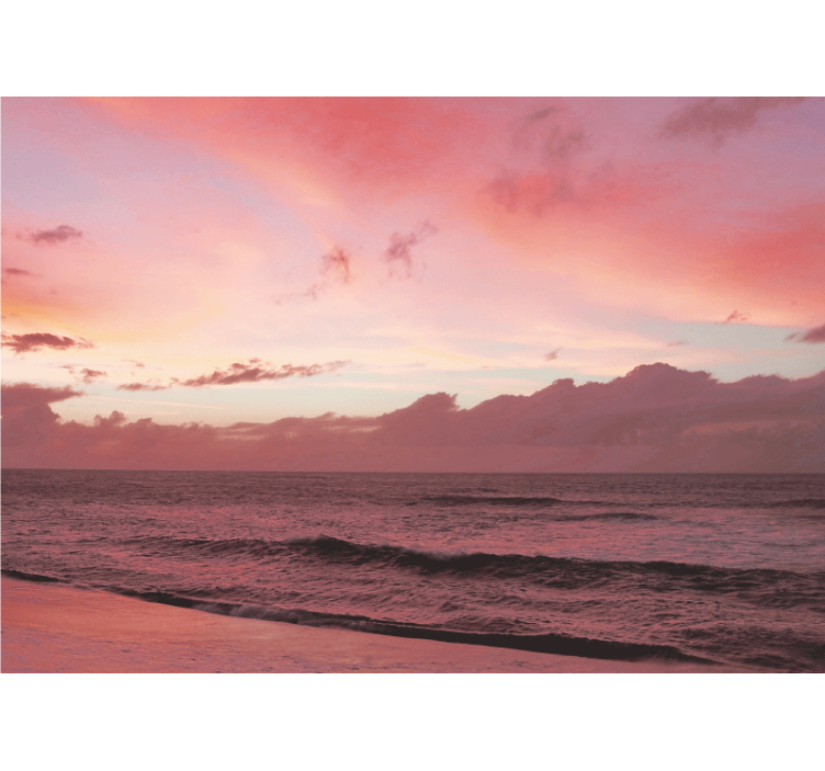 Tapisserie nature vue paisible sur la mer - TenStickers