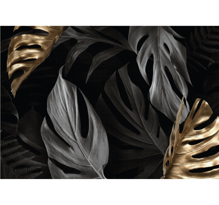 Tapisserie nature feuilles tropicales - TenStickers