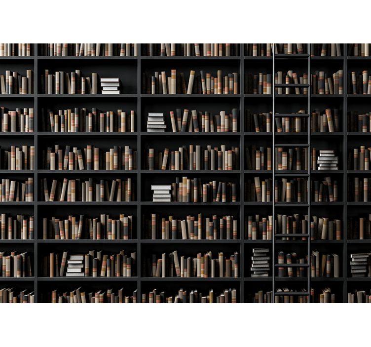 Papier peint 3D étagères illusion d'optique - TenStickers