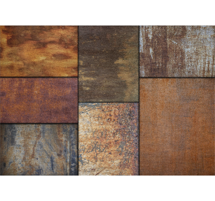 Tapisserie textures et motifs panneaux rustiques texturés - TenStickers