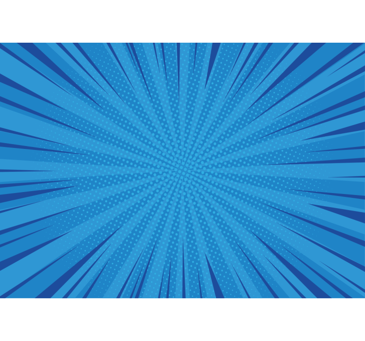 Tapisserie graffiti Éclat bleu dynamique - TenStickers