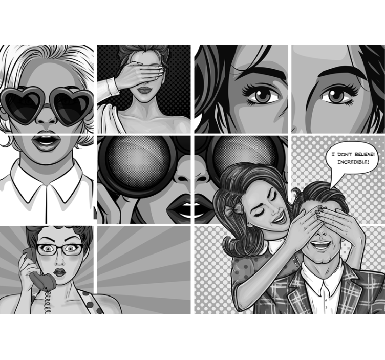 Tapisserie art expressions pop art - TenStickers