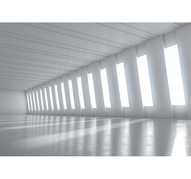 Papier peint 3d espace lumineux minimaliste - TenStickers