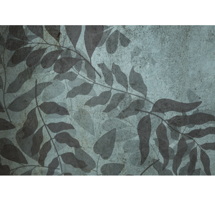 Tapisserie nature motifs de feuilles apaisants - TenStickers