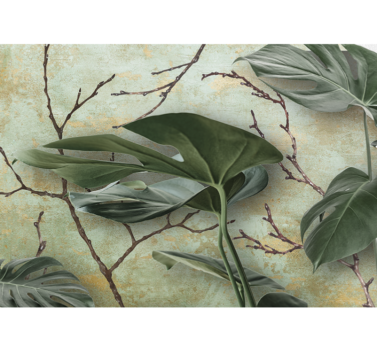 Tapisserie nature inspiration verdure tropicale - TenStickers