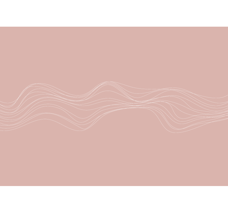 Tapisserie textures et motifs lignes courbes élégantes - TenStickers