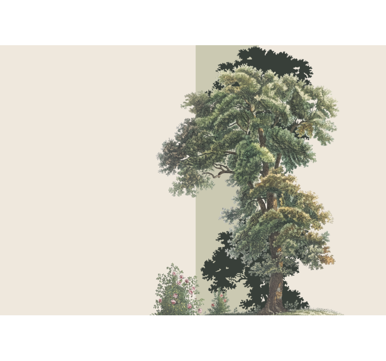 Papiers peints nature paysage feuillu coloré - TenStickers