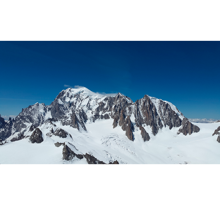Papier peint paysage du Mont-Blanc - TenStickers