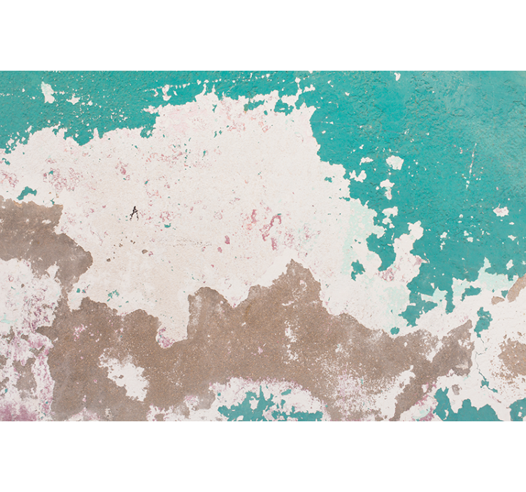 Tapisserie murale motifs mur épluché grunge - TenStickers