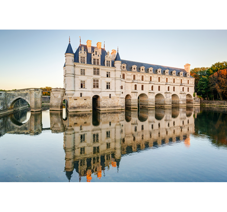 Tapisserie murale Château de Chenonceau - TenStickers