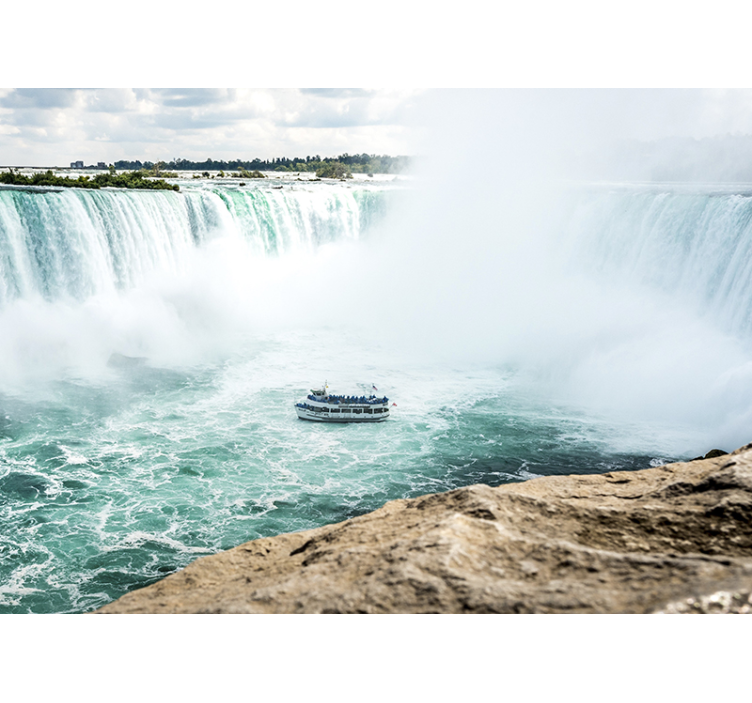 Tapisserie paysage aventure des chutes du niagara - TenStickers