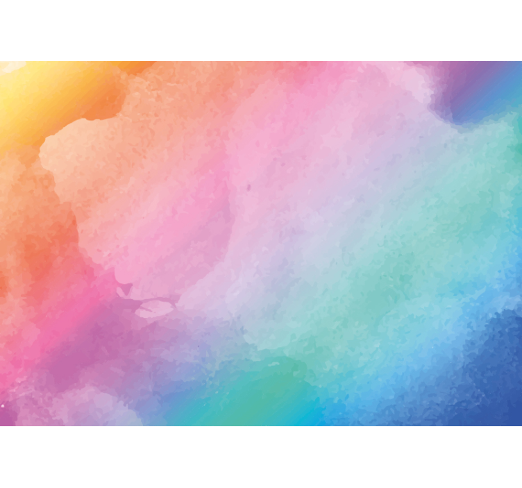 Tapisserie abstraite coups de pinceau vifs - TenStickers