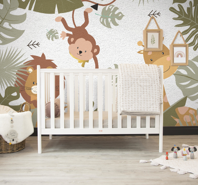 Tapisserie murale animaux style bohème - TenStickers