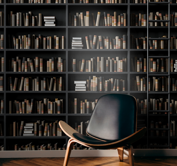 Papier peint 3D étagères illusion d'optique - TenStickers