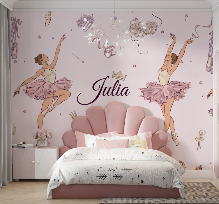 Papier peint chambre ado ballet personnalisée - TenStickers
