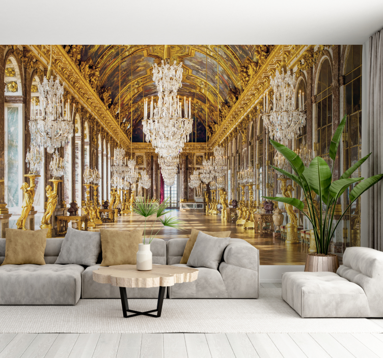 Tapisserie murale château de versailles - TenStickers