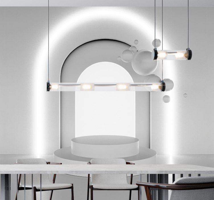 Tapisserie abstraite design d'arche géométrique - TenStickers