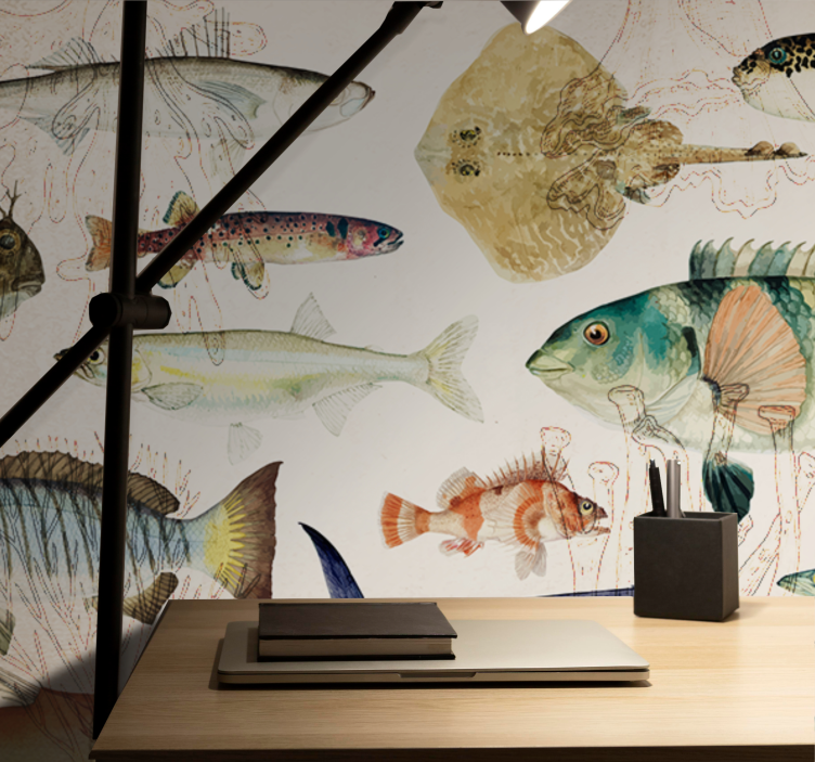 Tapisserie animaux collection vie marine - TenStickers